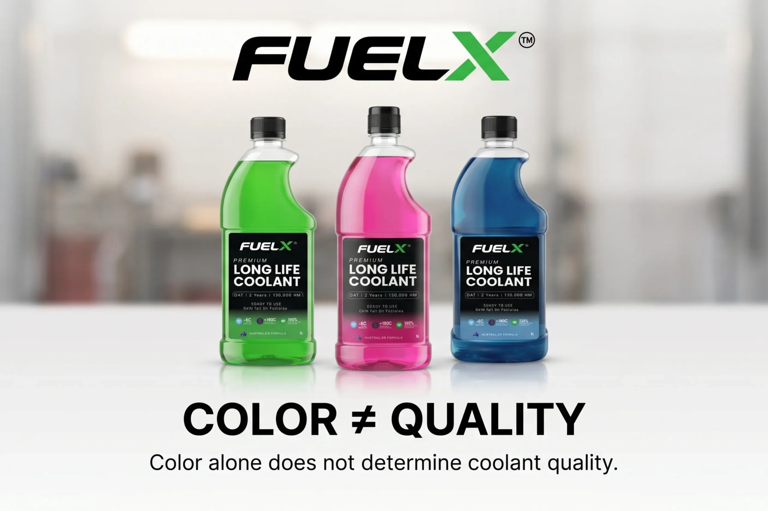 How to Choose the Right Coolant for Your Car Different coolant colors for cars in Pakistan
