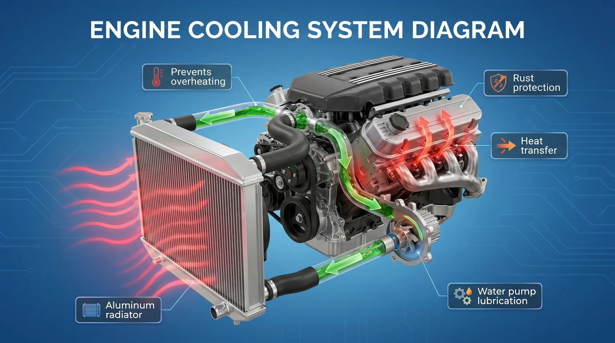 How to Flush a Car Radiator at Home (Step-by-Step Guide) Coolant Function scaled