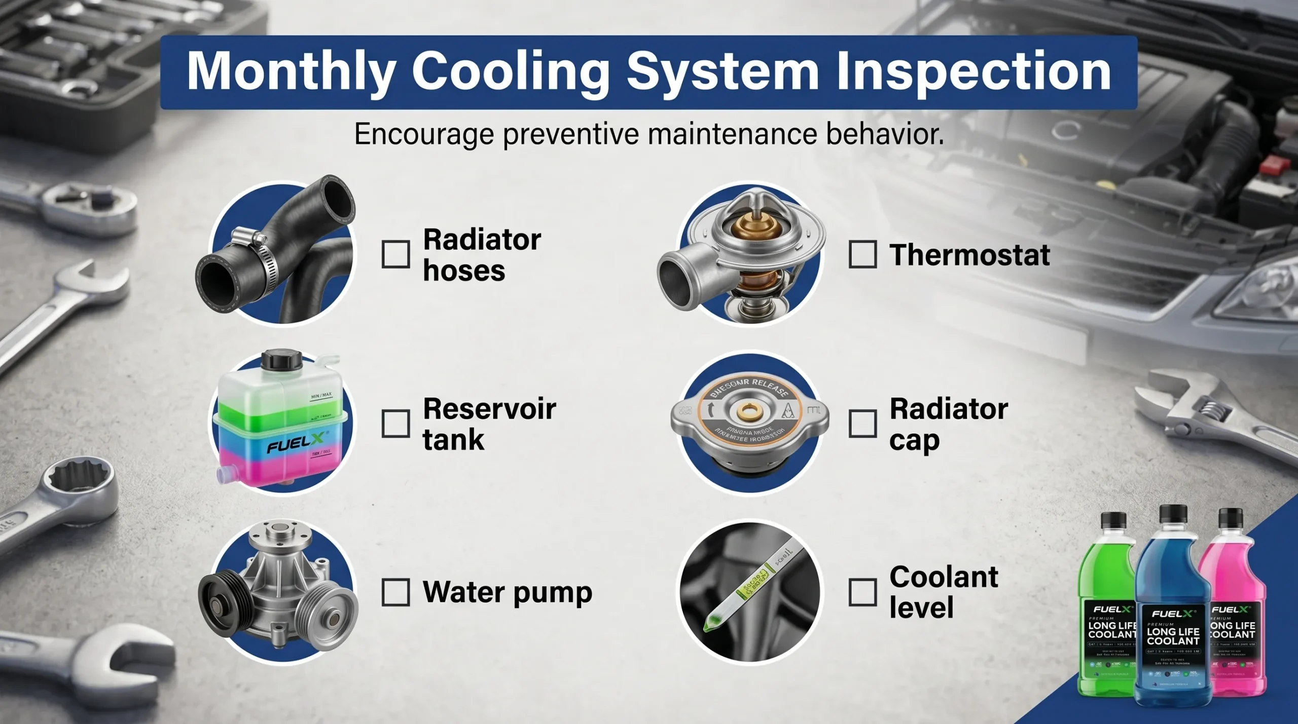 7 Symptoms of a Failing Radiator Every Car Owner Should Know Cooling System Inspection scaled